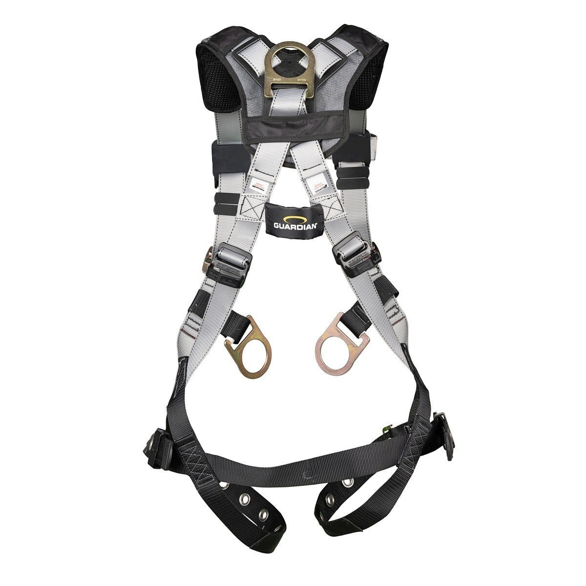 Guardian 3737012 Defender Positioning Full Body Harness XS-S Pass-Through Chest Tongue Buckle Legs - 3