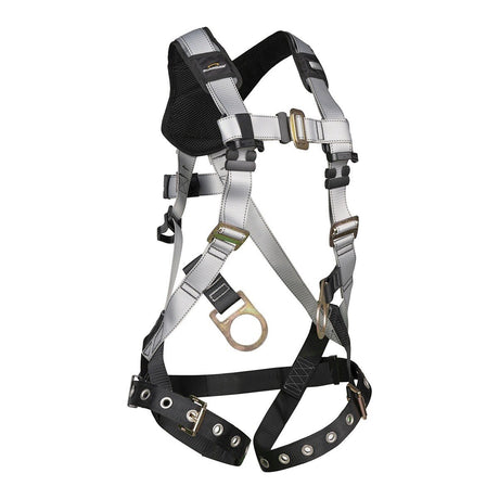 Guardian 3737013 Defender Positioning Full Body Harness M-L Pass Through Chest Tongue Buckle Legs - 2