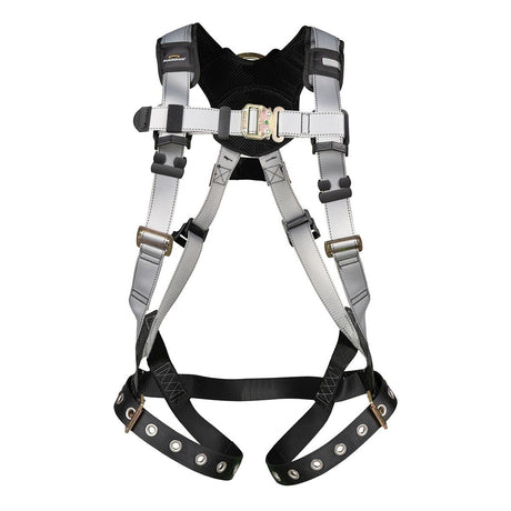 Guardian 3737017 Defender Standard Full Body Harness M-L Quick-Connect Chest Tongue Buckle Legs - 2