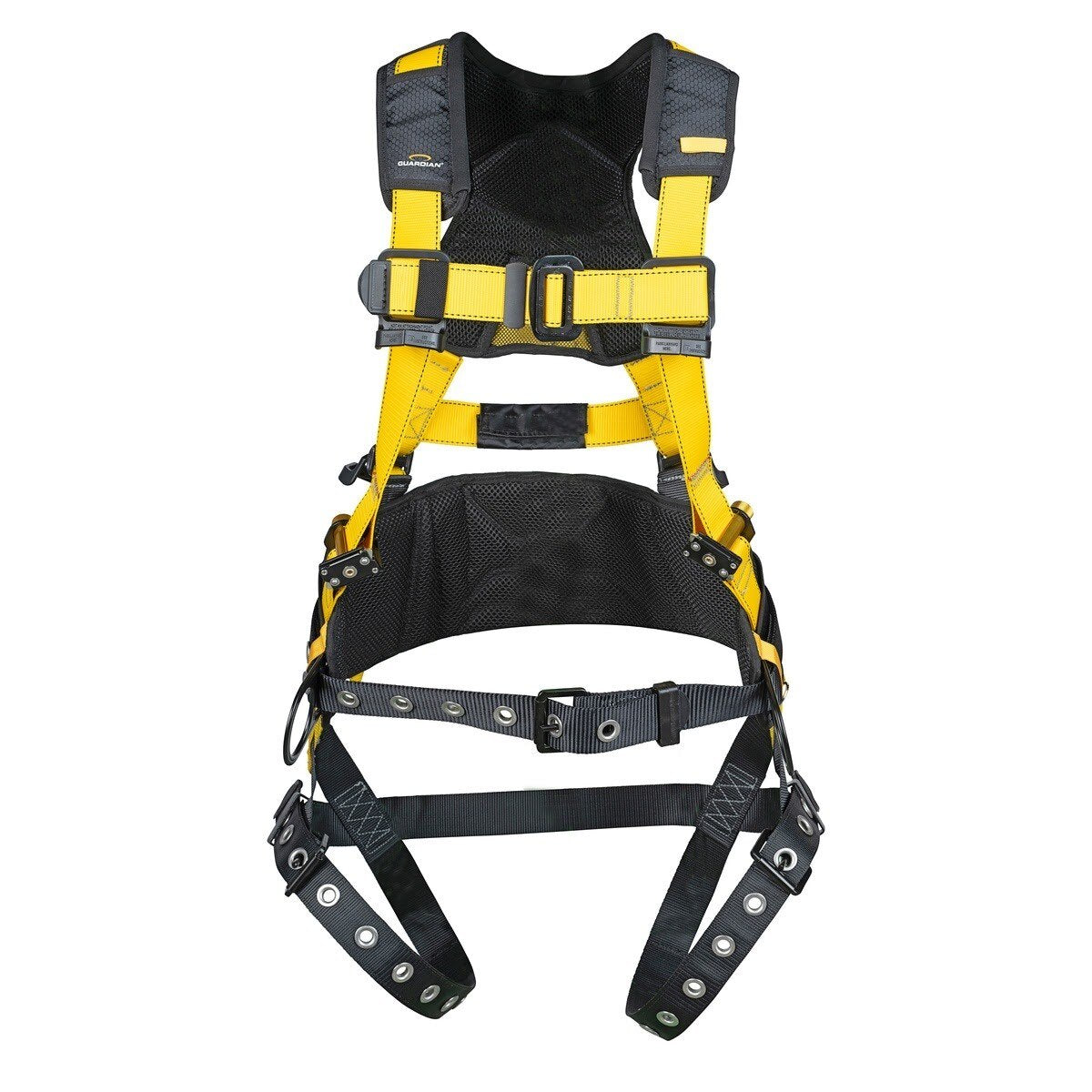 Guardian 3737192 Defender Ultra Construction Full Body Harness XS-S Pass-Through Chest Tongue Buckle Legs - 2