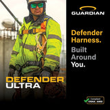 Guardian 3737232 Defender Ultra Construction Full Body Harness XS S with Quick Connect Chest and Legs - 7