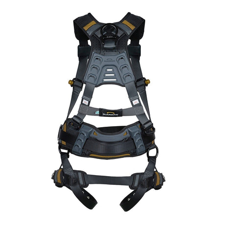 Guardian 3737368 Defender Ultra+ Full Body Construction Harness XS-S Quick-Connect Chest Tongue Buckle Legs - 3