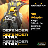 Guardian 3737370 Defender Ultra Plus Construction Full Body Harness XL-XXL with Quick Connect Chest and Tongue Buckle Legs - 6