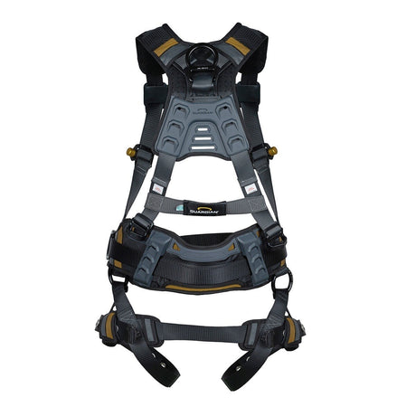 Guardian 3737376 Defender Ultra Plus Construction Climbing Full Body Harness XS-S Quick Connect Chest Tongue Buckle Legs - 3
