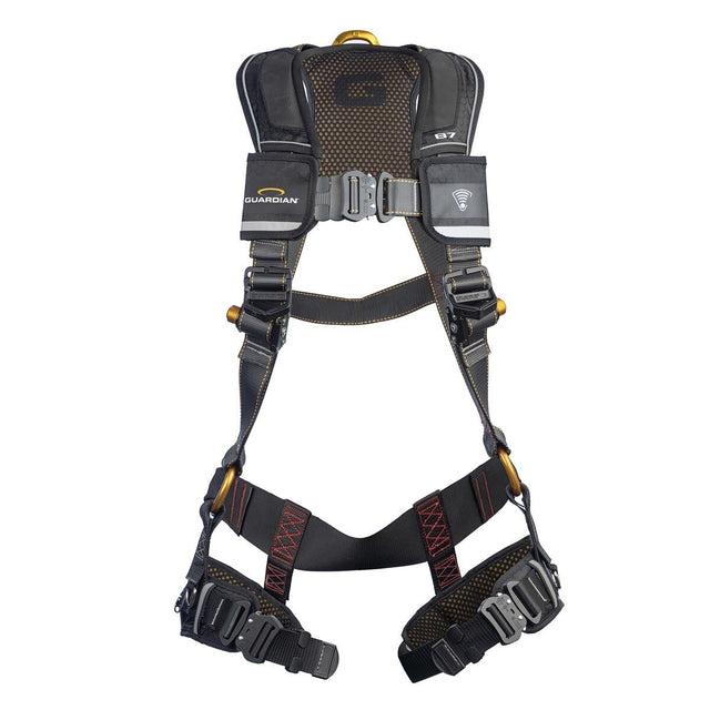 Guardian 3740001 B7 Comfort Full Body Harness with Dorsal D Ring Quick Connect Chest and Leg Buckles Size S