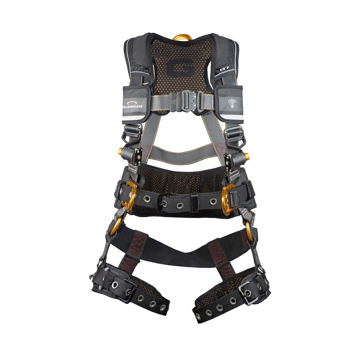 Guardian 3740094 B7-Comfort Full Body Harness with Waist Pad and Hip D-Rings Size XL