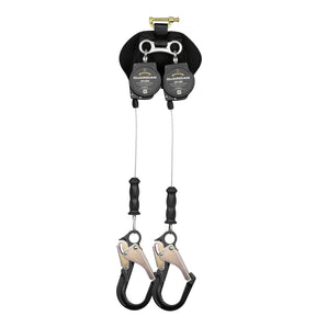 Guardian 4200208 CR3-Edge Class 2 Dual 8 ft Self-Retracting Lifeline with Aluminum Rebar Hook