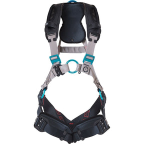Guardian 47021 Xplorer Full Body Harness Size M-L with Quick-Connect Buckles and 4 D-Rings