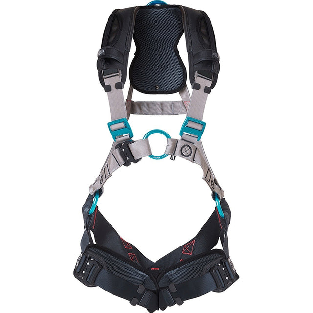 Guardian 47021 Xplorer Full Body Harness Size M-L with Quick-Connect Buckles and 4 D-Rings