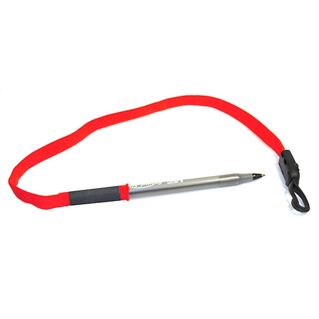 Guardian BNCLP1RD Heat Shrink Pen and Pencil Tethers for Binders and Clipboards Red (100 Pack)
