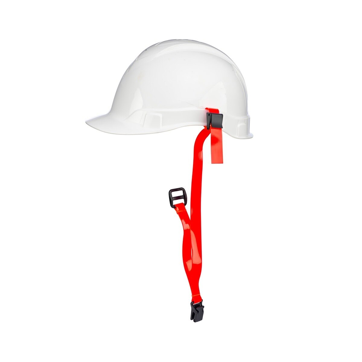Guardian EZLNYHRDWBANOR10 EZ Clean Hard Hat Lanyard Locking Anchor No Metal Orange (10 Pack)
