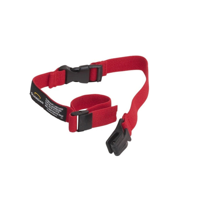 Guardian LNYHRDRD-R Patented Hard Hat Lanyard No Metal Red (1 Pack)