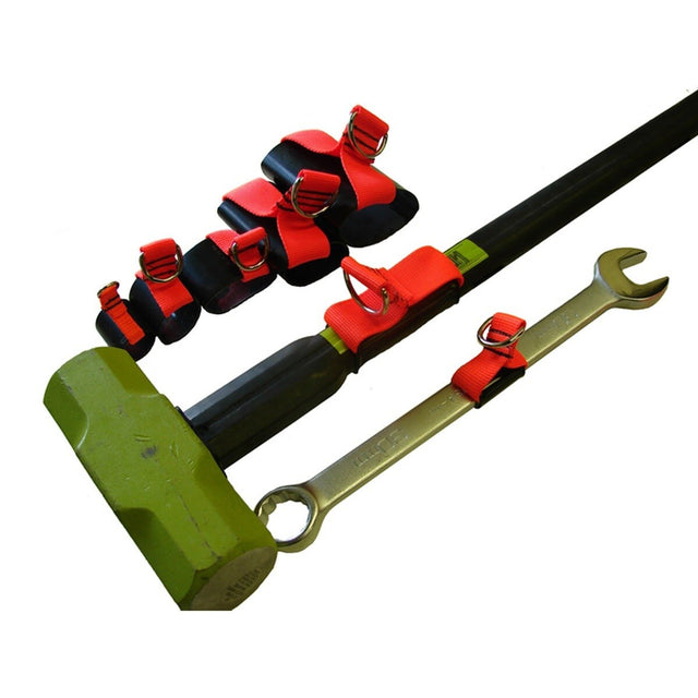 Guardian TP2R1X175LPOR 1 in. x 1.75 in. High Strength Heat Shrink Loop Tool Attachment with Steel D Ring (10 Pack)