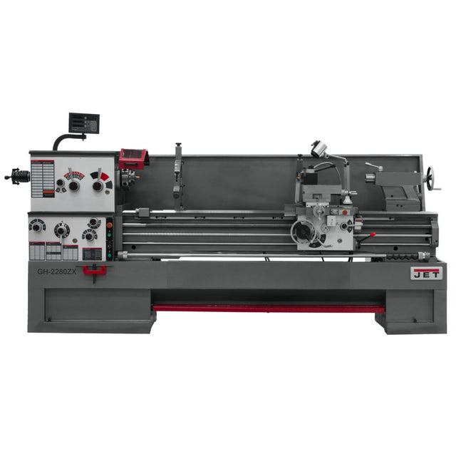 Jet JT9-321579 GH-2280ZX, Newall DP700 DRO With Taper Attachment and Collet Closer